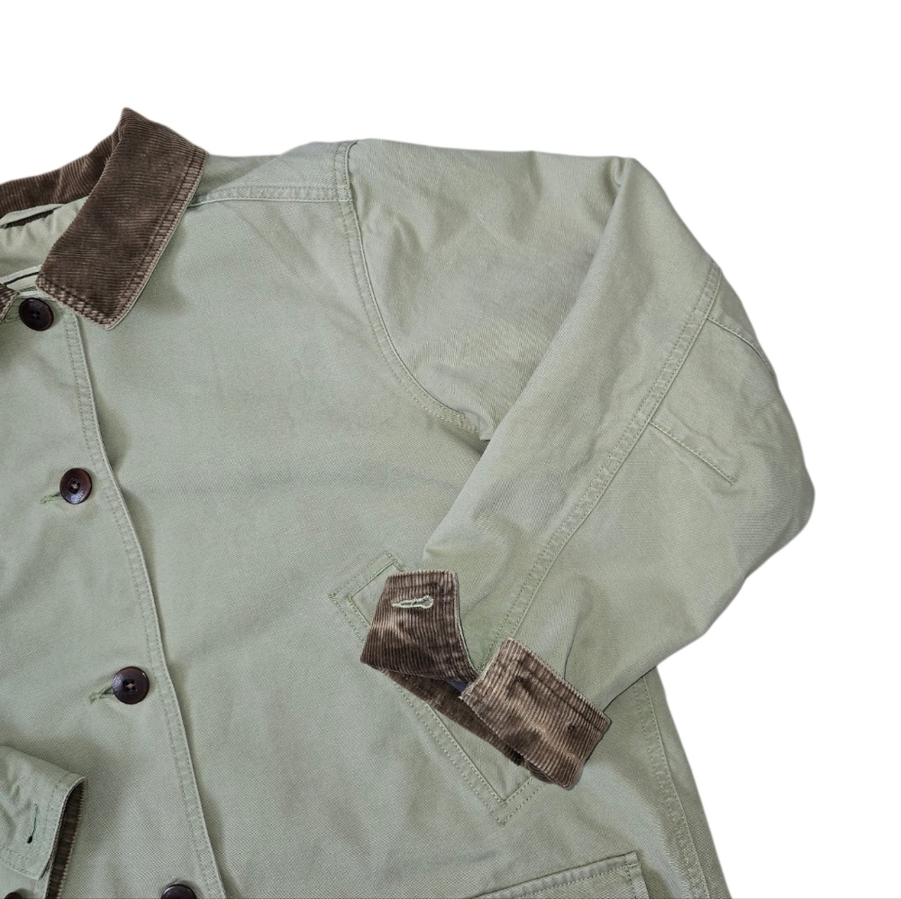 Vintage L.L.Bean Light Sage Barn/Hunting Jacket - Picture 4 of 16